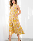 The Victoria Tiered Halter Maxi Dress