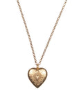 Floral Heart Charm Necklace by Michelle Starbuck Designs