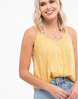The Lia Dotted Lace Tank