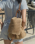 The Havannah Straw Backpack