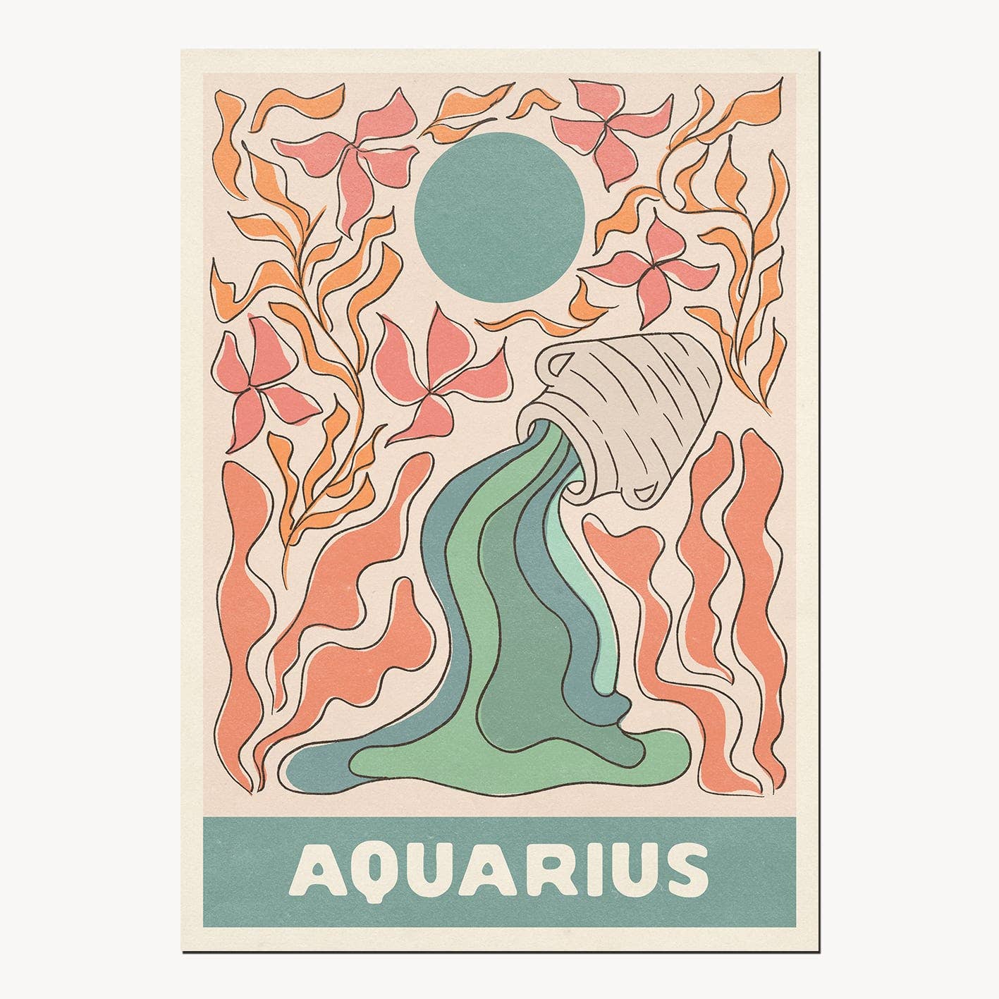Aquarius Print by Cai &amp; Jo