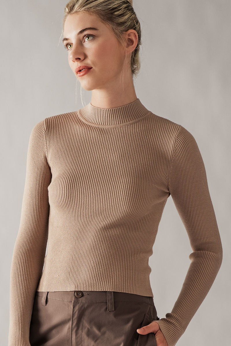 The Rebecca Mock Neck Sweater