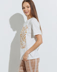 The Wildflower Checkered Tee