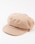 The Vance Vegan Suede Newsboy Cap