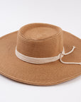 The Wanderlust Straw Gambler Hat