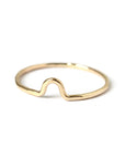 Bridge Stacking Ring by Goldluxe Jewelry