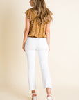The Roselle Floral Print Smocked Top