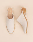 The Luxe Vegan Snake Mule