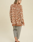 The Leopard Print Open Cardigan