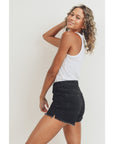 The Weekend Black Jean Shorts by Just Black Denim
