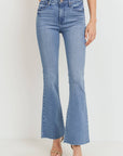 The Athena High Rise Flares by Just Black Denim