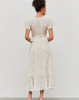 The Viviana Ruffle Hem Wrap Dress