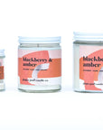 Blackberry Amber Terra Candle by Ginger June Candle Co.