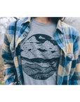 The Speckled Gray Mountain Range Tee