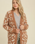 The Leopard Print Open Cardigan