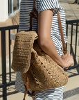 The Havannah Straw Backpack
