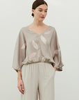 The Ichika Petal Wide Sleeve Blouse