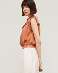 The Yumi Ruffled Yoke Blouse