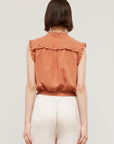 The Yumi Ruffled Yoke Blouse