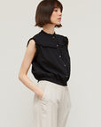 The Yumi Ruffled Yoke Blouse