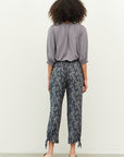 The Noelle Leaf Print Pant
