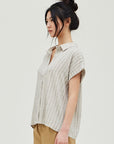 The Mischa Linen Striped Shirt