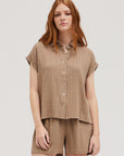 The Mischa Linen Striped Shirt