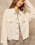 The Raphaella Raw Edge Pocket Jacket