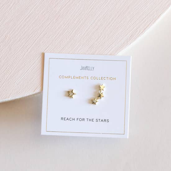Star Constellations Complement Earrings by JaxKelly