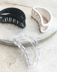 The Luca Bean Hair Claw Clip