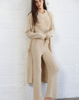 The Brigitta Natural Duster Cardigan