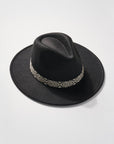 The Rhombus Print Panama Hat