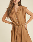 The Cara Ruffle Hem Mini Dress