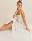 The Most Times Button Front Midi Dress