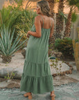 The Tia Tencel Tiered Maxi Dress