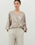 The Ichika Petal Wide Sleeve Blouse