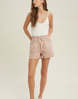 The Neda Denim Drawstring Shorts