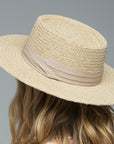 The Colleen Straw Boater Hat
