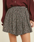 The Madeline Floral Pleated Shorts