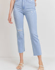 The Katy Vintage Slim Straight Jeans by Just Black Denim