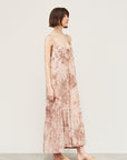 The Aubrey Watercolor Leopard Maxi Dress