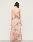 The Aubrey Watercolor Leopard Maxi Dress