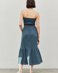 The Ximena Tie Front Midi Dress