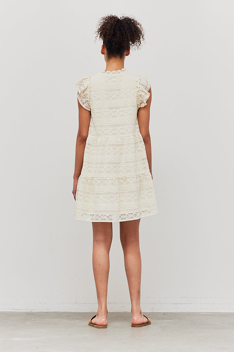 The Celine Lace Tiered Dress