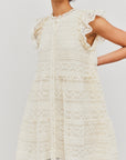 The Celine Lace Tiered Dress