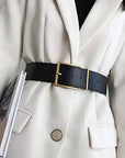 The Oversized Gold Buckle Belt