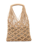 The Shira Leopard Macrame Bag