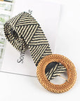 The Woven Round Buckle Belt