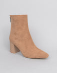 The Lexie Vegan Suede Ankle Boots