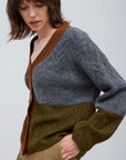 The Stevie Colorblock Cardigan